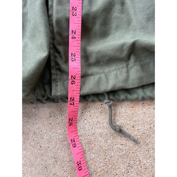 Vintage U.S. Military Cold Weather Field Jacket OD107 S Cotton Blend B4 - Picture 6 of 7